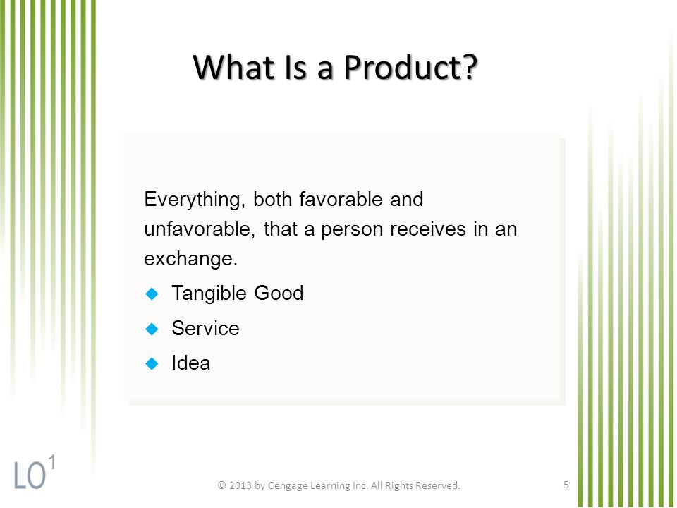 5 What Is a Product.