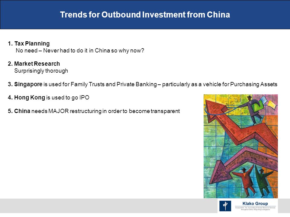 Trends for Outbound Investment from China 1.