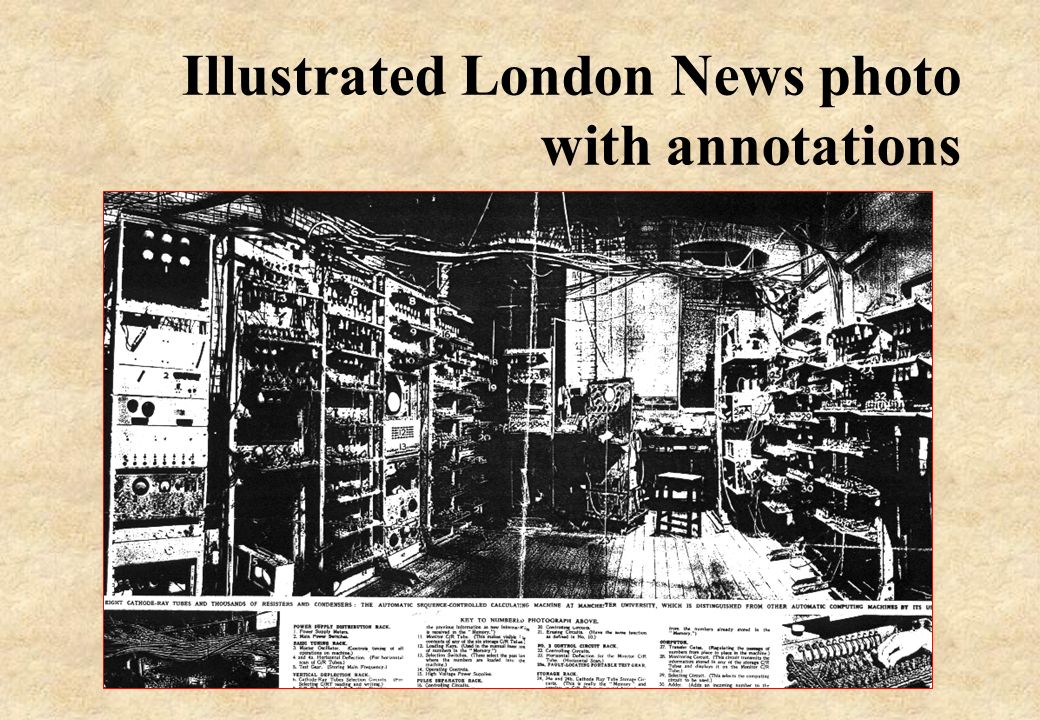 Illustrated London News photo with annotations