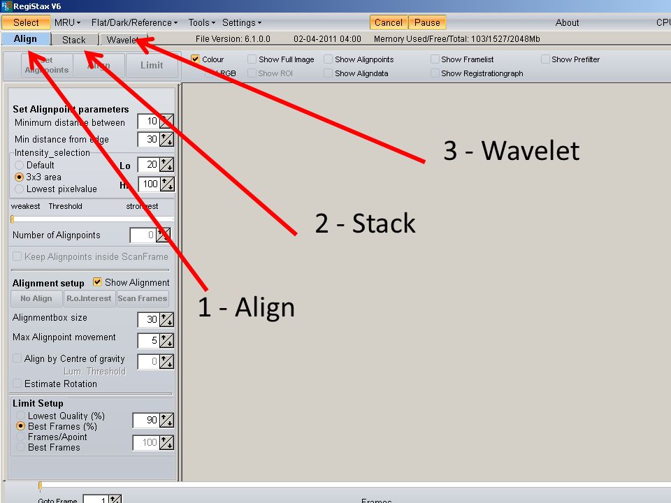 registax 6 tutorial registax 6 tutorial
