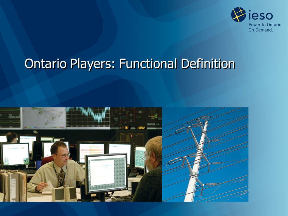 Ontario Players: Functional Definition