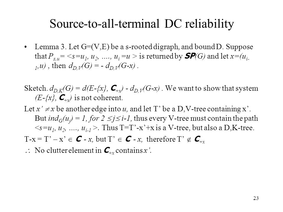1 Source To All Terminal Diameter Constrained Network Reliability Louis Petingi Computer Science Dept College Of Staten Island City University Of New Ppt Download