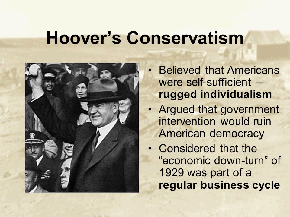 Herbert Hoover Rugged Individualism Speech October 22 1928