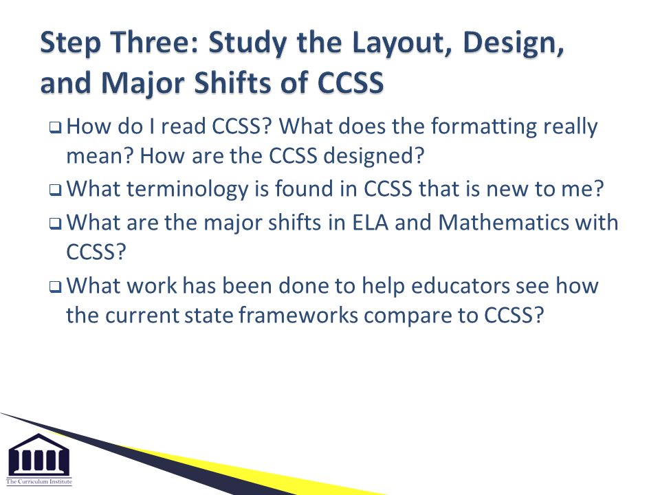  How do I read CCSS. What does the formatting really mean.