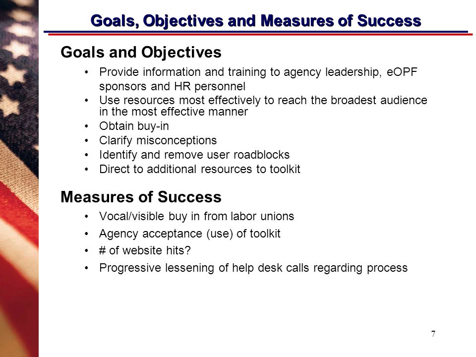 1 Ehri Goals And Objectives Eliminate The Need For A Paper