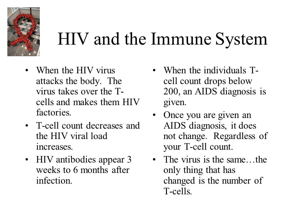 HIV and the Immune System When the HIV virus attacks the body.