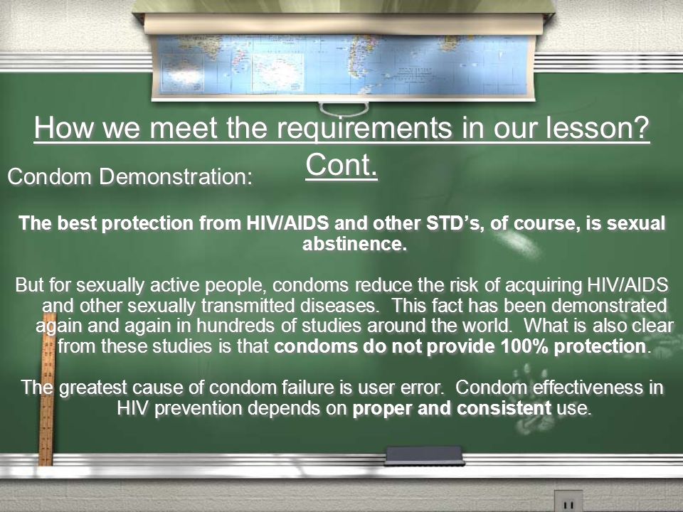 How we meet the requirements in our lesson. Cont.
