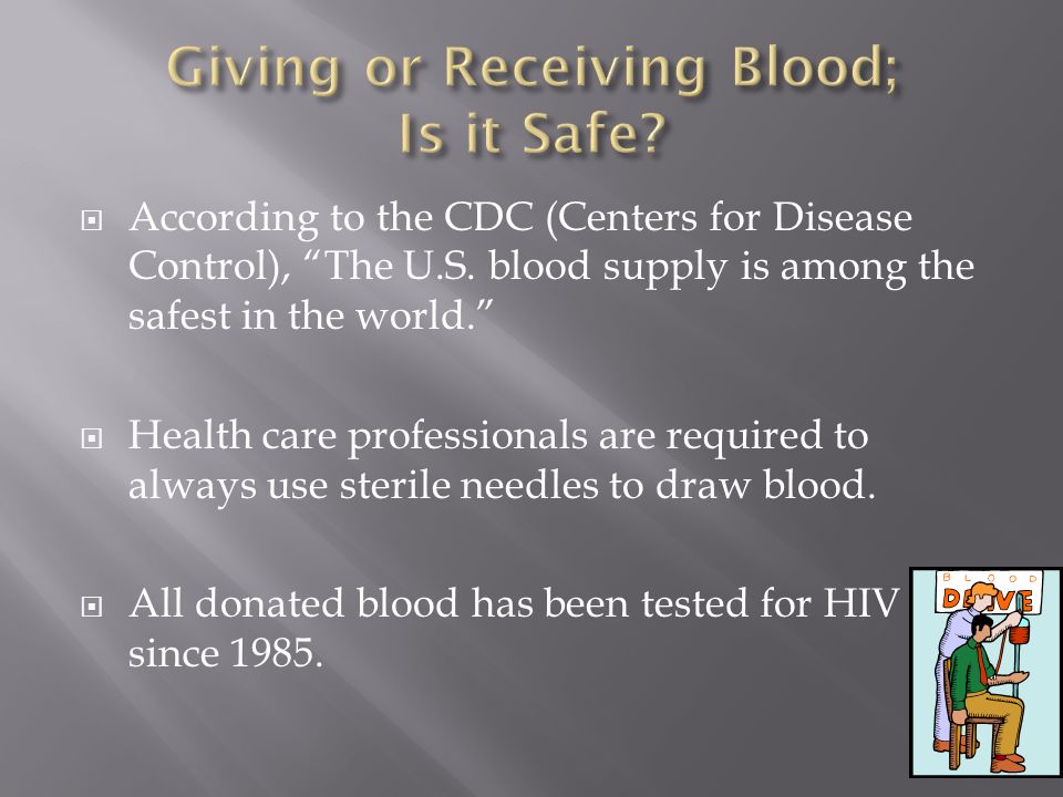  According to the CDC (Centers for Disease Control), The U.S.