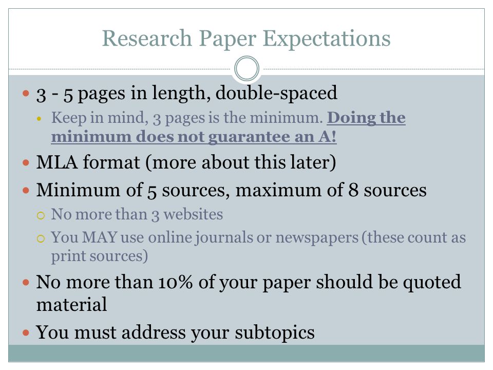 society research paper journal format