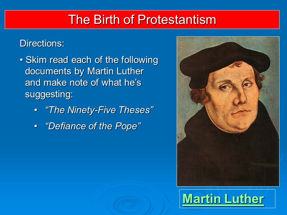 Analyze Martin Luther's Ninety-Five Theses. * Describe Luther's beliefs and their impact on society. Analyze * Analyze Martin Luther's. - ppt download