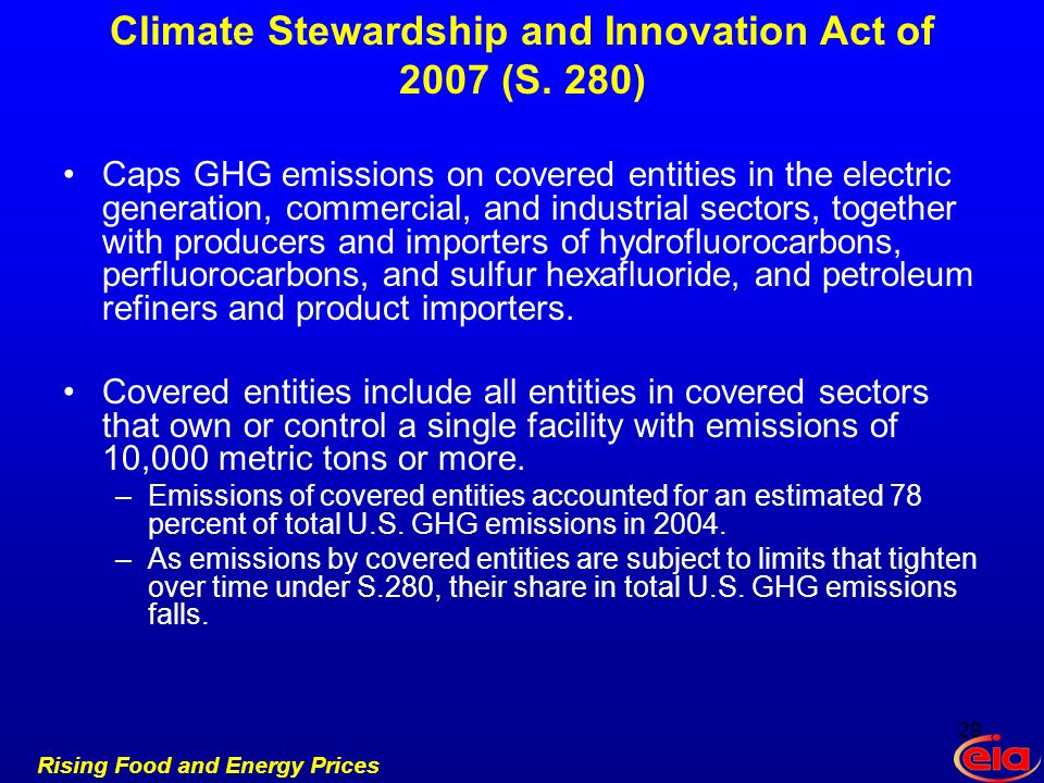 Rising Food and Energy Prices Climate Stewardship and Innovation Act of 2007 (S.