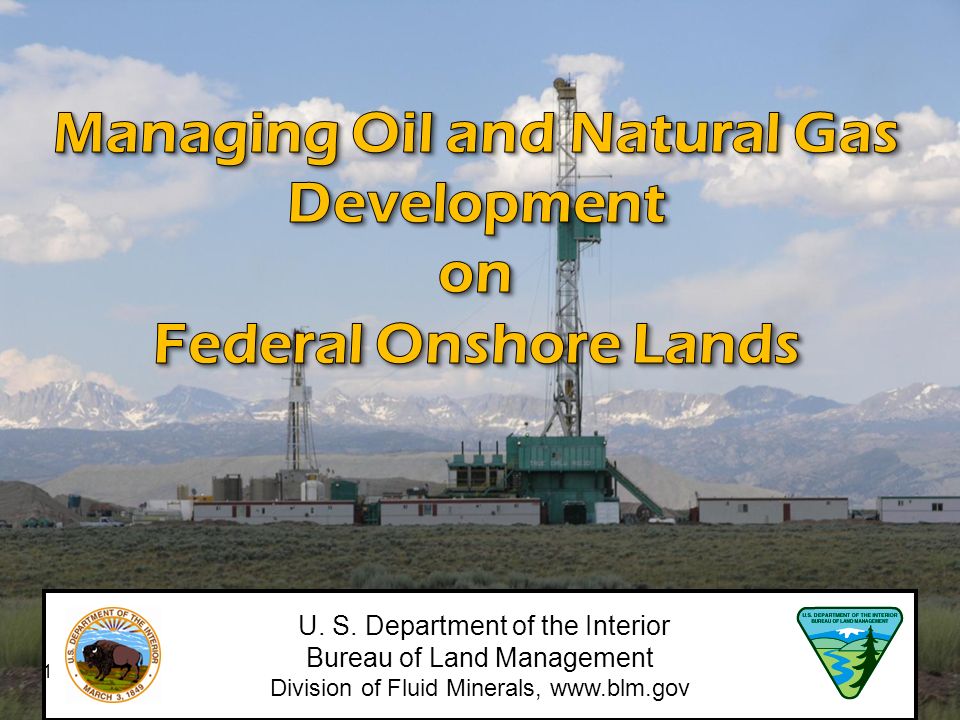 U S Department Of The Interior Bureau Of Land Management