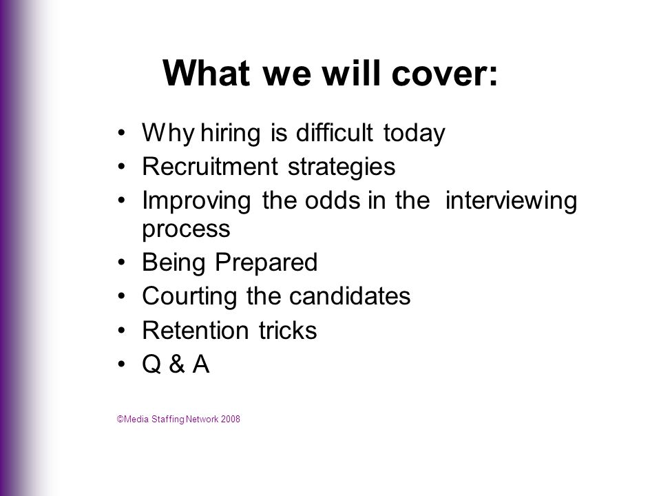 great skills to find and keep great people a presentation for star interviewing process