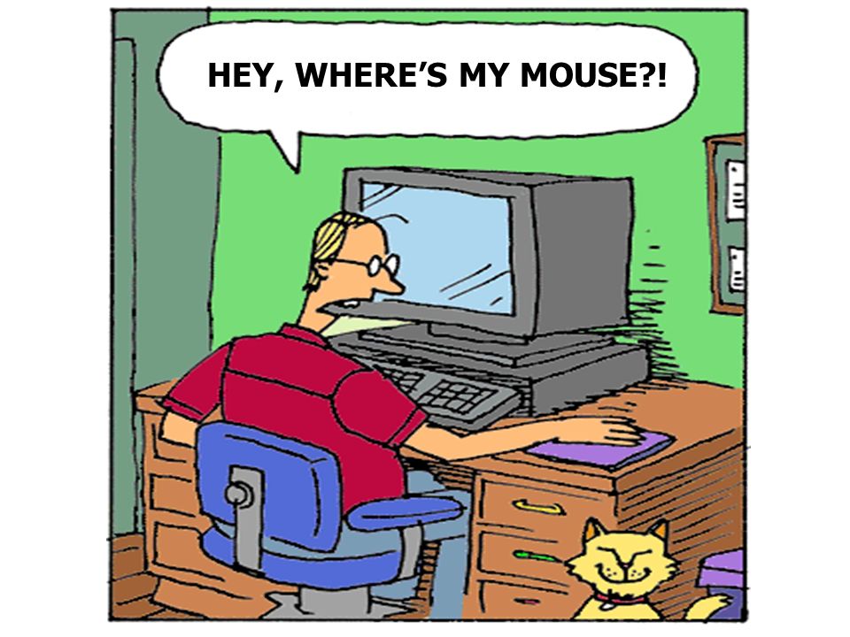 HEY, WHERE’S MY MOUSE !