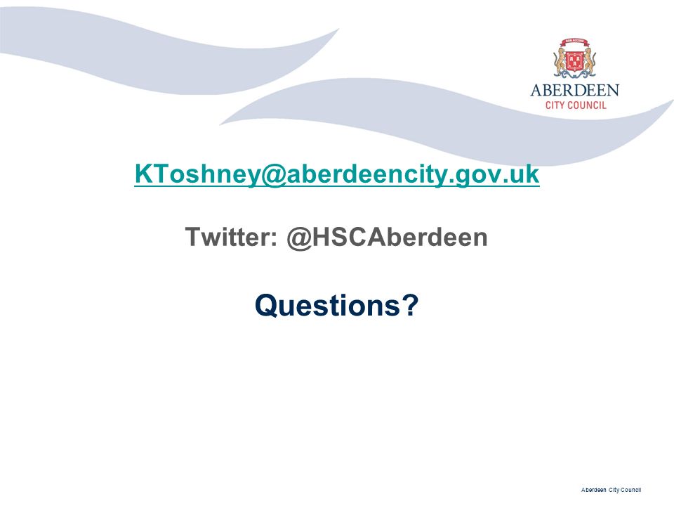 Aberdeen City Council Questions