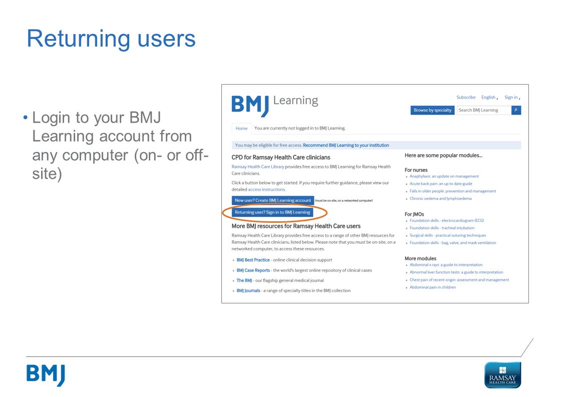 bmj free courses