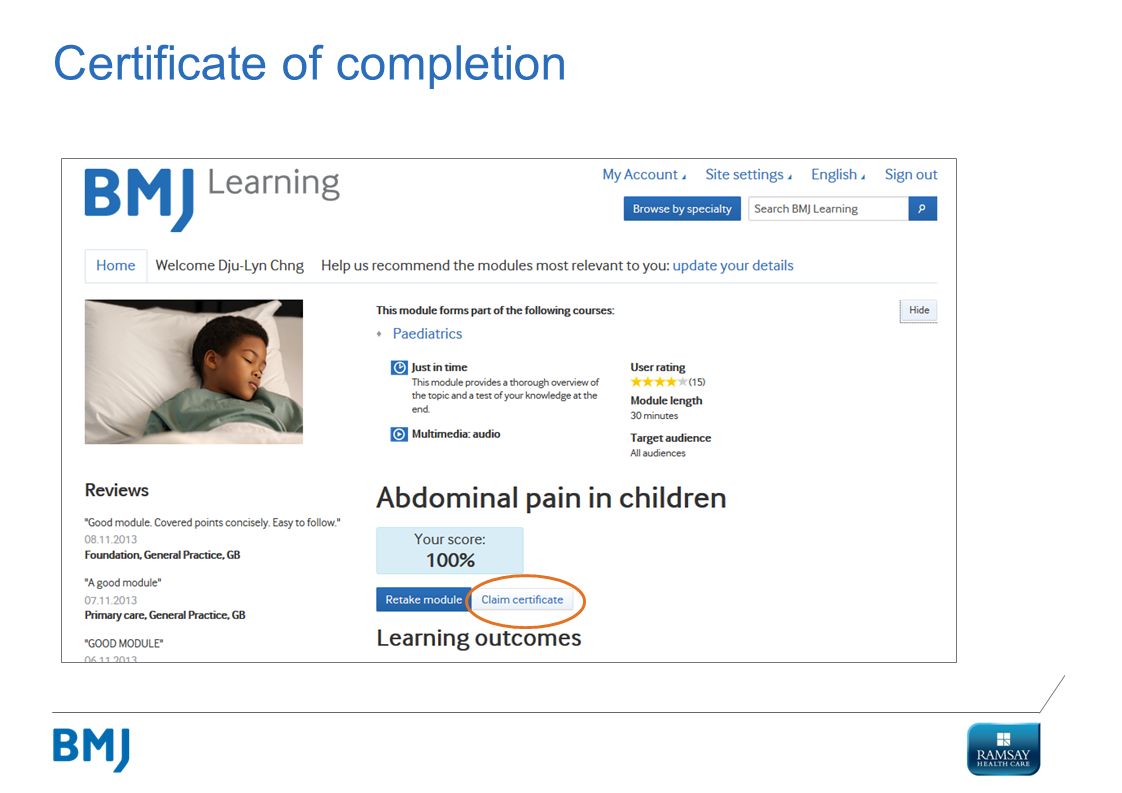 bmj certificate courses