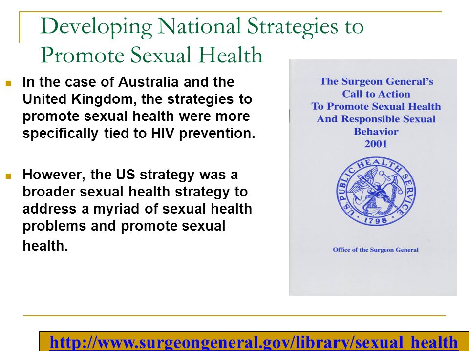 call to action to promote sexual health