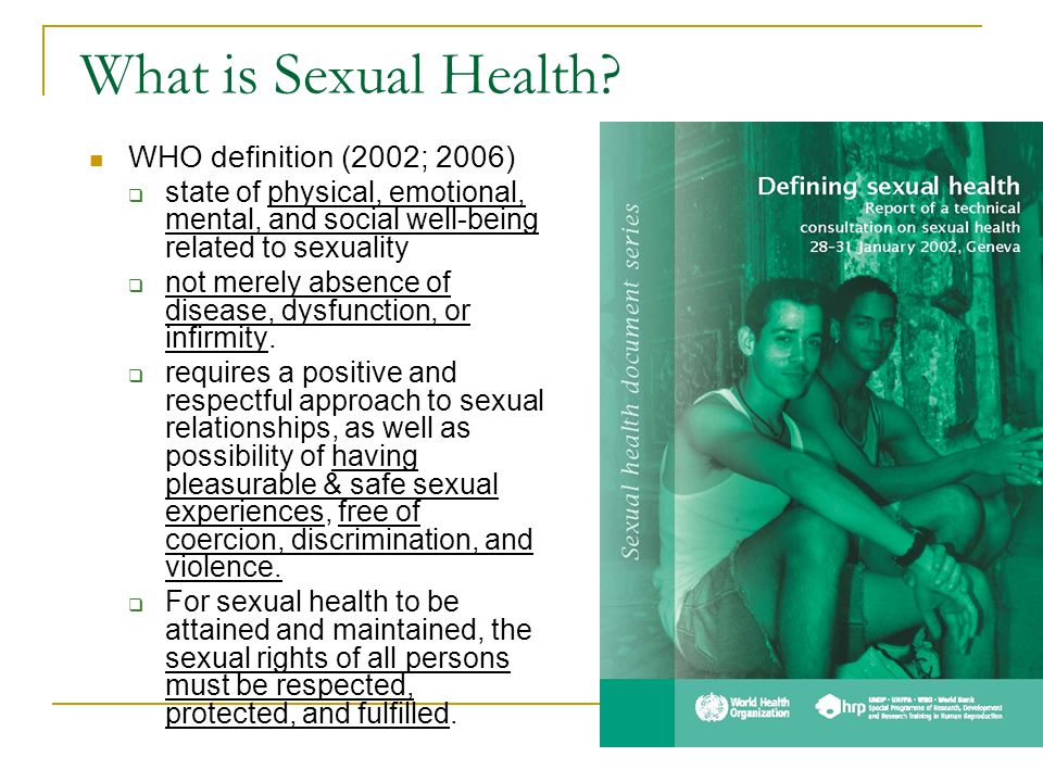 Whos definition of sexual health Whos definition of sexual health