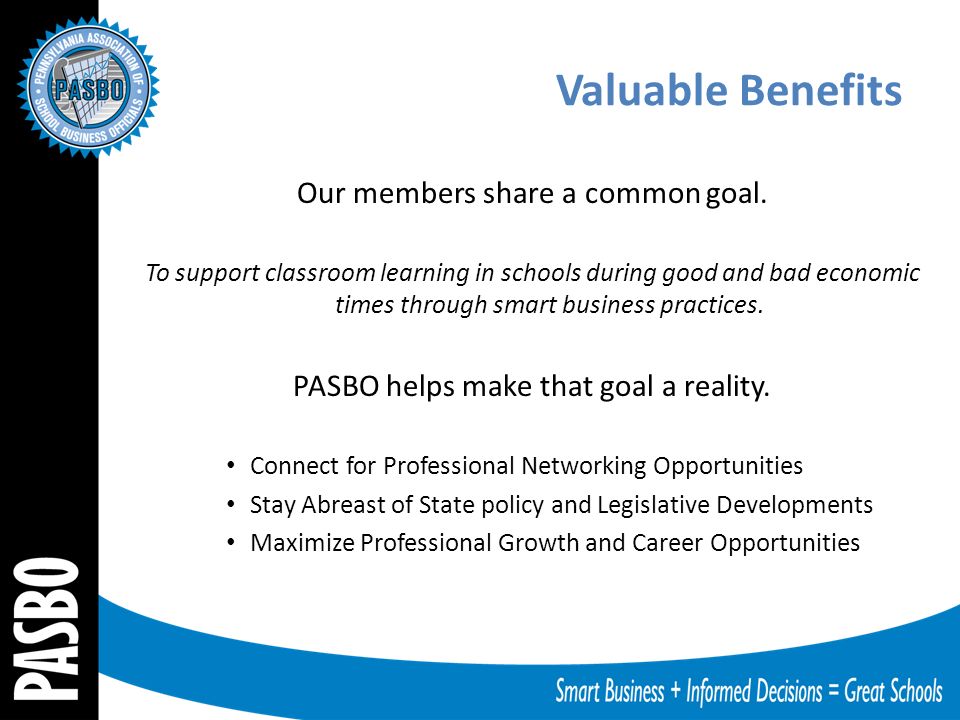 Our members share a common goal.