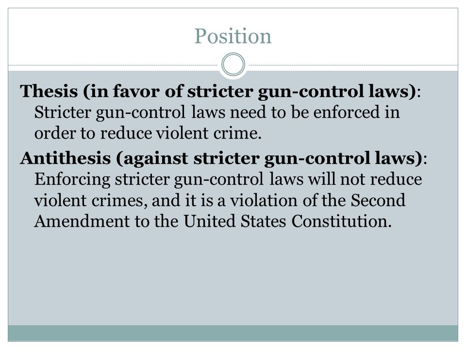 research paper topics on gun control