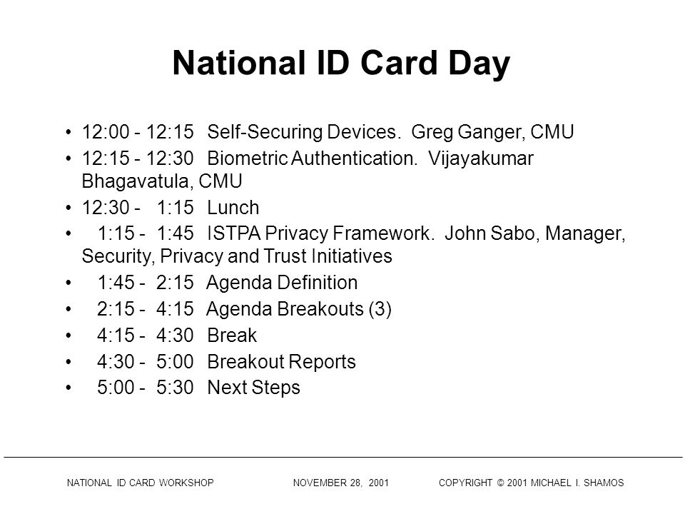 National Id Card Definition