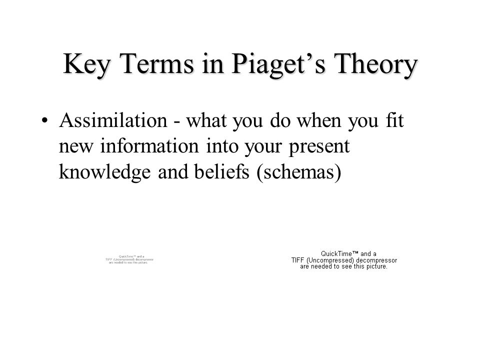 Jean Piaget Stages of Intellectual Development