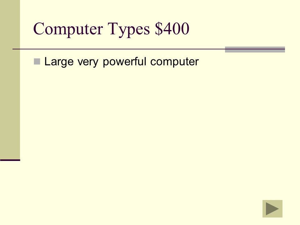 Computer Types $300 What is a Portable Digital Assistant or hand held computer