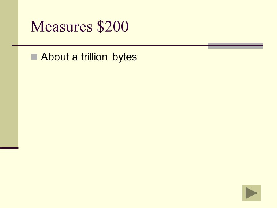 Measures $100 What is a binary digit Or What is a 0 or 1