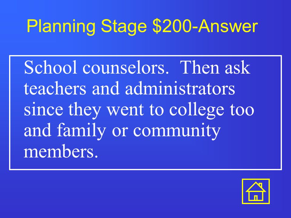 Planning Stage $100-Answer False. Colleges see your whole transcript.