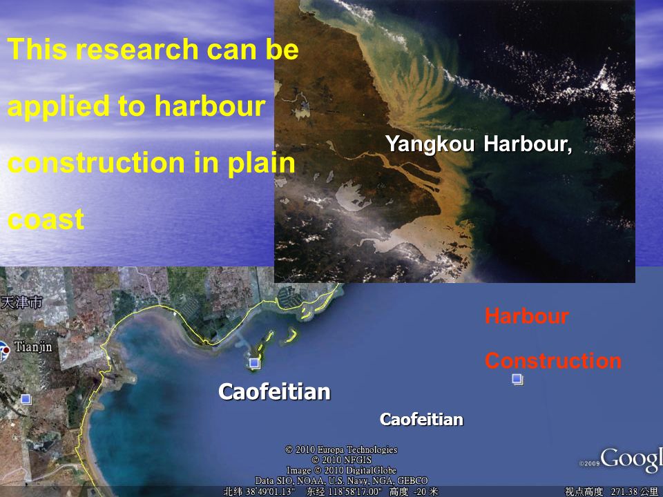 Harbour Construction Yangkou Harbour, This research can be applied to harbour construction in plain coast Caofeitian Caofeitian