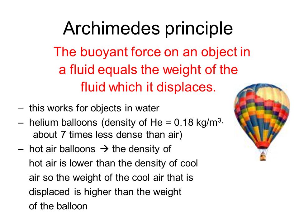 Archimedes Principle Hot Air Balloon archimedes-principle-hot-air-balloon