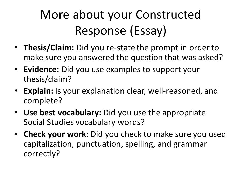 review the racers are at the starting gate a quick note about more about your constructed response essay thesisclaim did you re