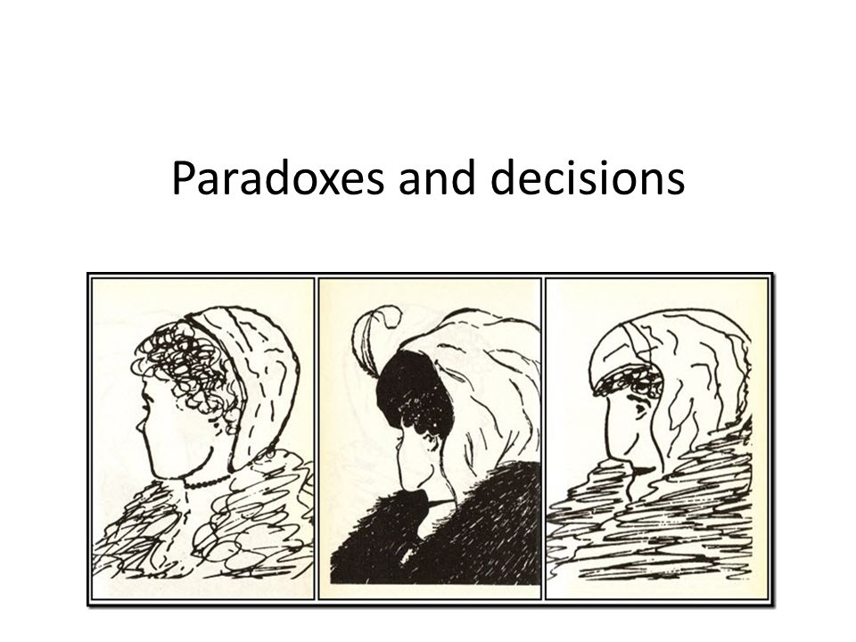 Paradoxes and decisions