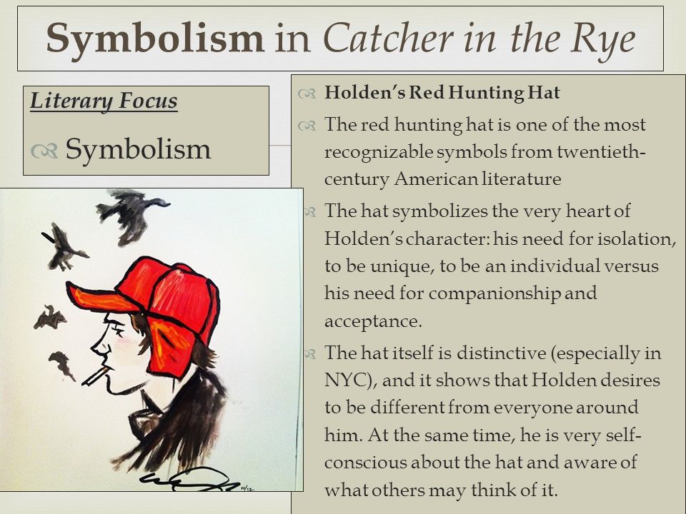 the red hunting hat