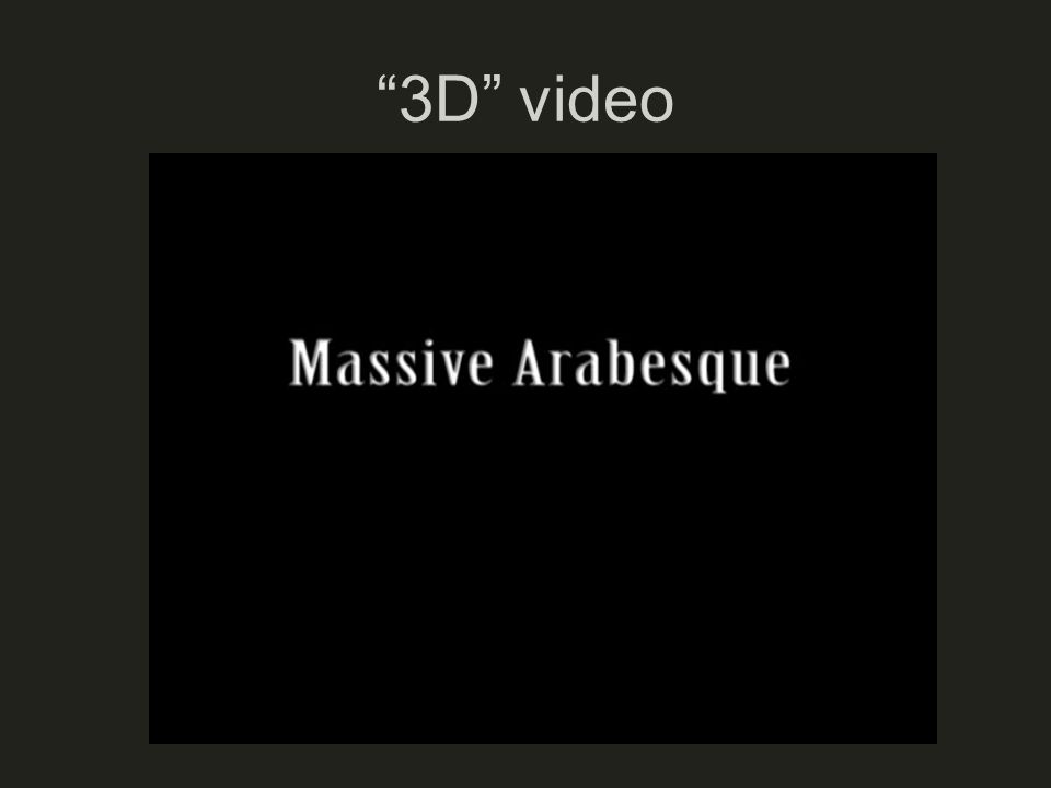 3D video