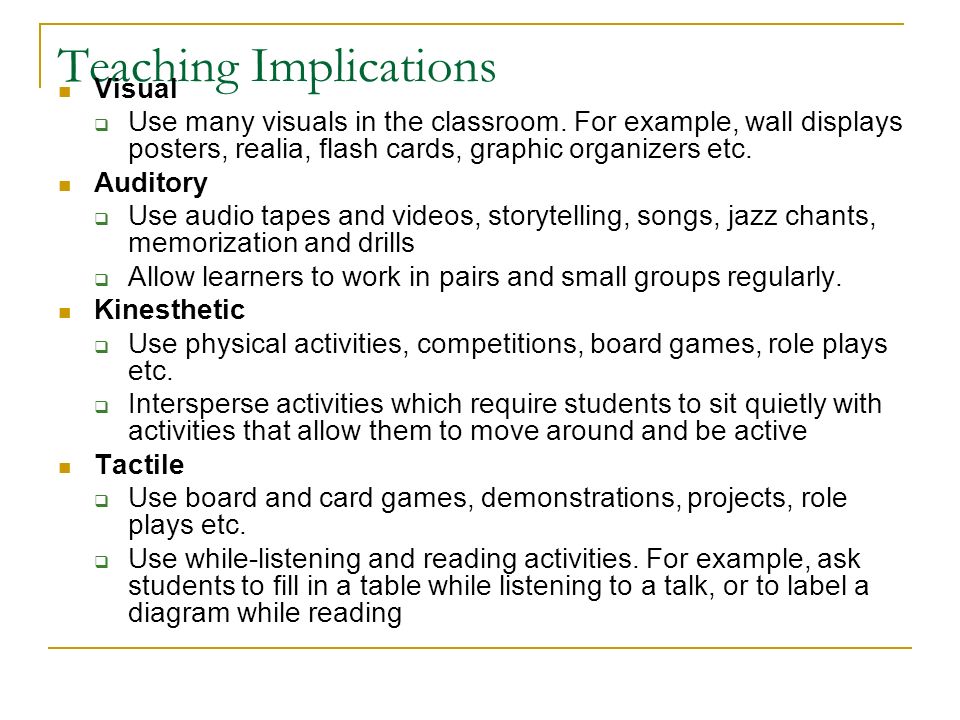 educational implication of intelligence multiple intelligences in the classroom