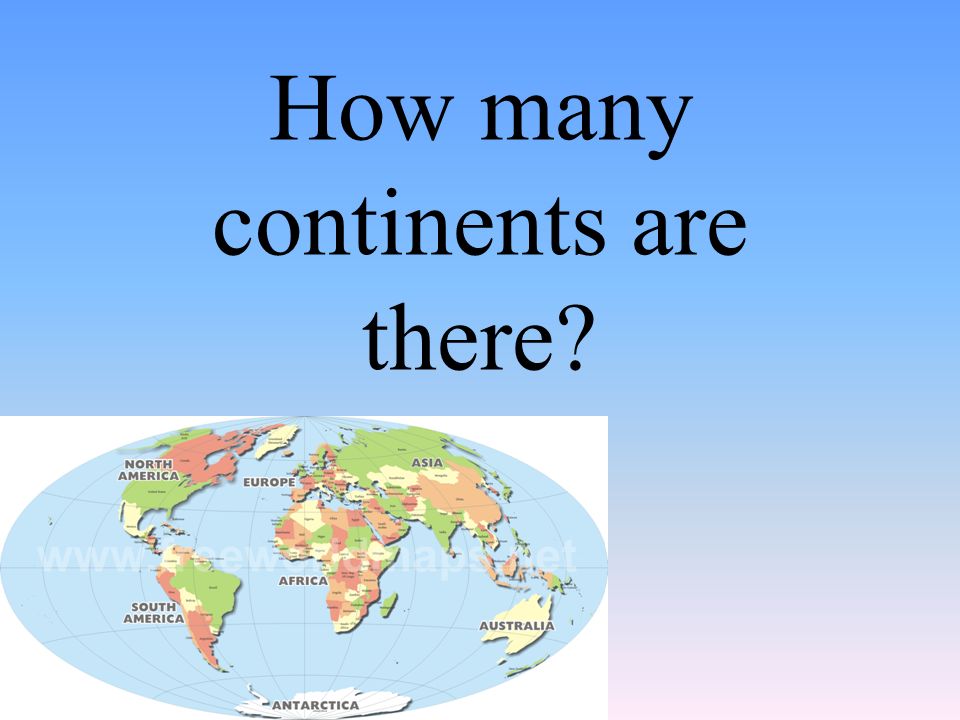 How many continents are there