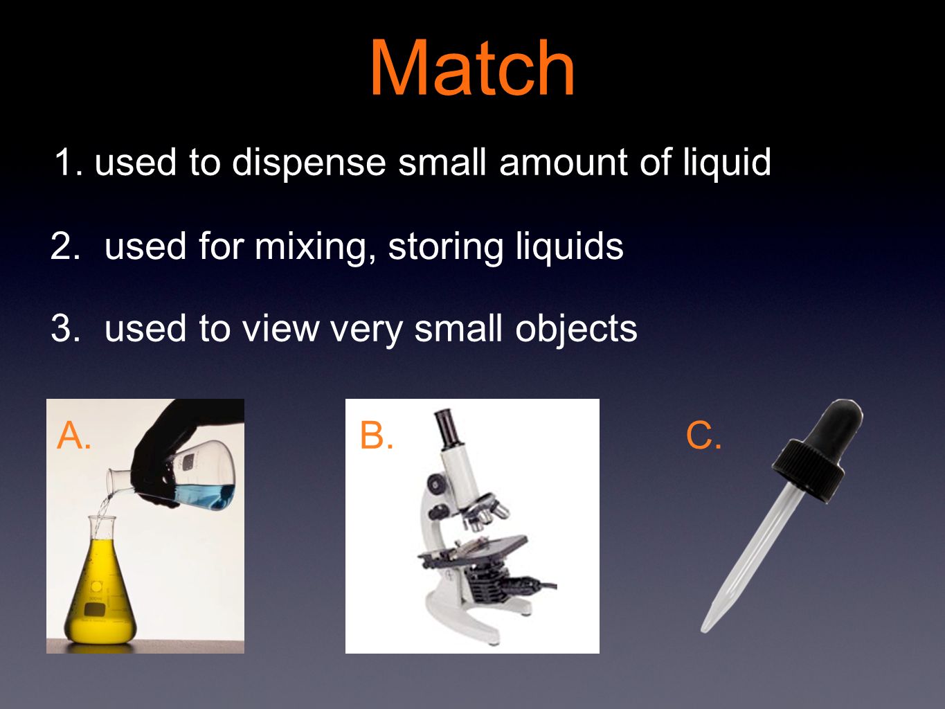 Lab Equipment Used for Liquids