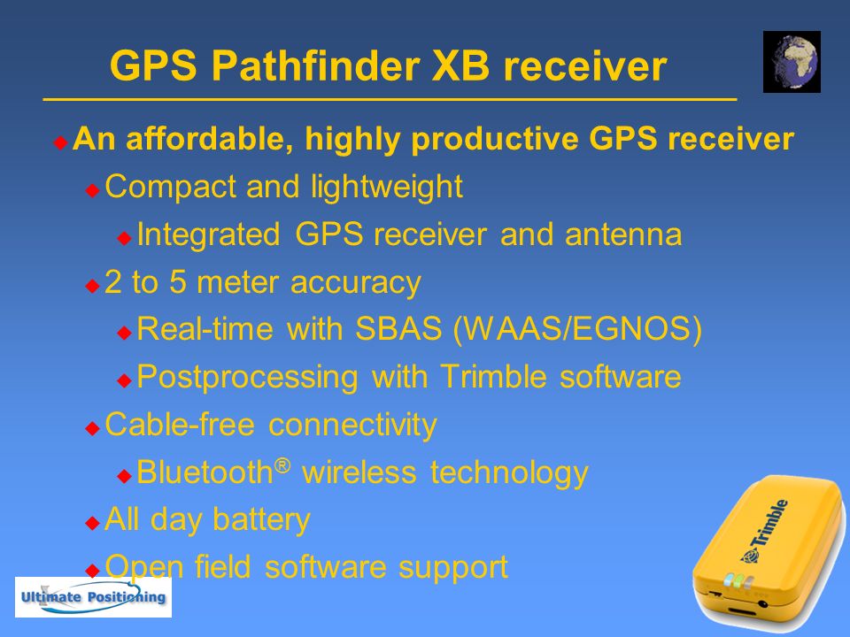Trimble MGIS GPS Receivers. Trimble GPS Receiver  Juno ST Handheld   Pathfinder XB  GeoExplorer 2005 Series. - ppt download