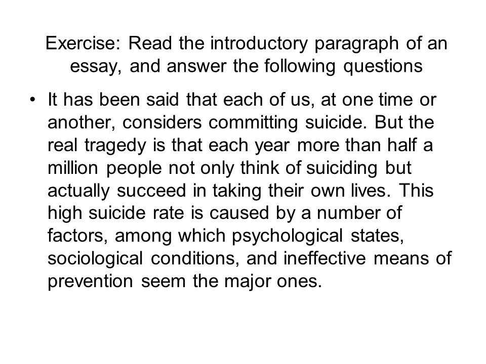 suicide definition essay
