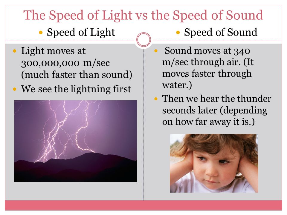 ESSENTIAL QUESTION - WHAT ARE SOUND WAVES AND LIGHT WAVES AND HOW DO THEY  CARRY ENERGY DIFFERENTLY ? Waves pt 2 Sound vs Light Chapter 17 Chapter ppt  download