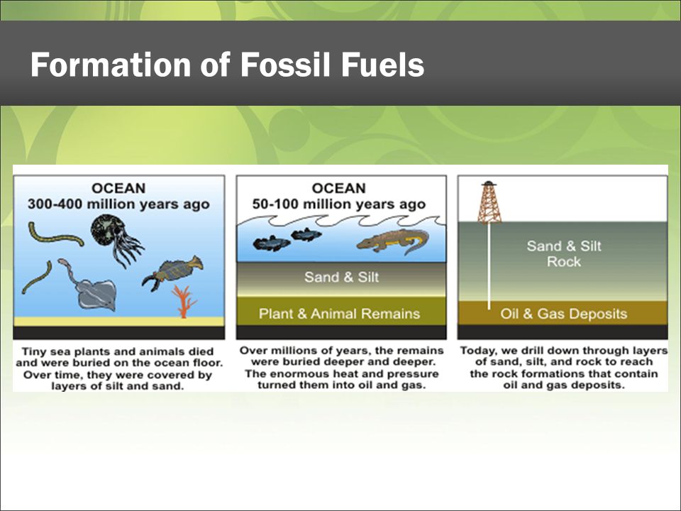Formation of Fossil Fuels