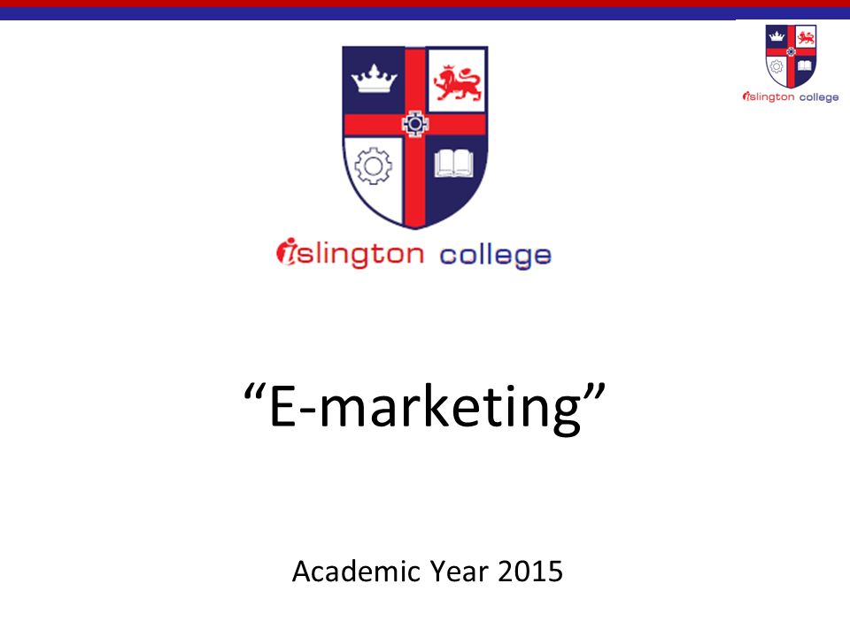 E-marketing Academic Year 2015