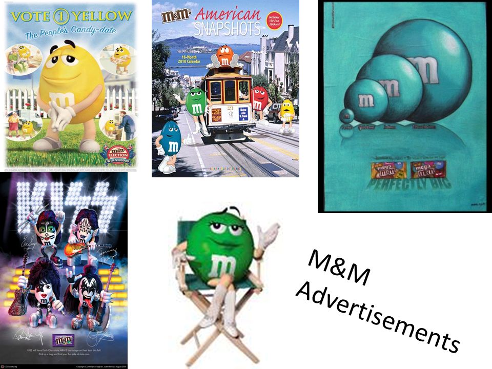 advertisement m&m print ad