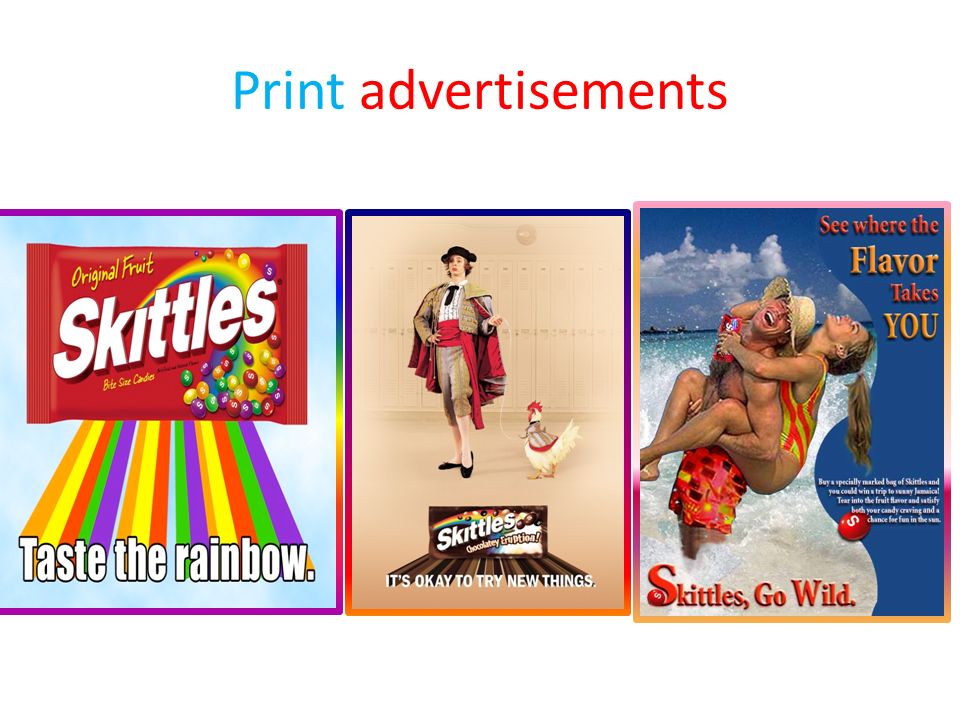 advertisement m&m print ad