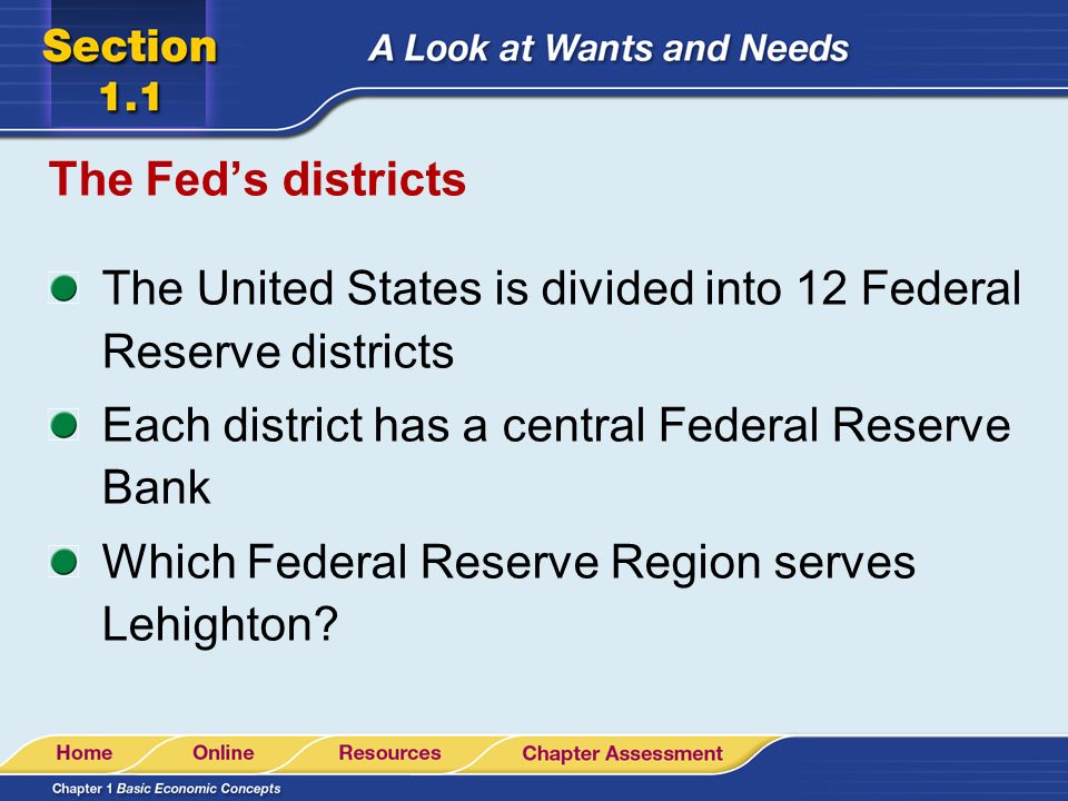 The Federal Reserve System The Fed is the bank for banks All national banks must join, state banks by choice.