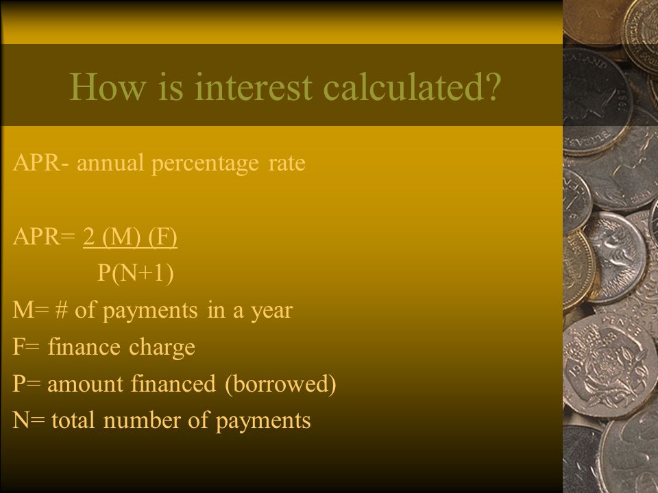 How is interest calculated.