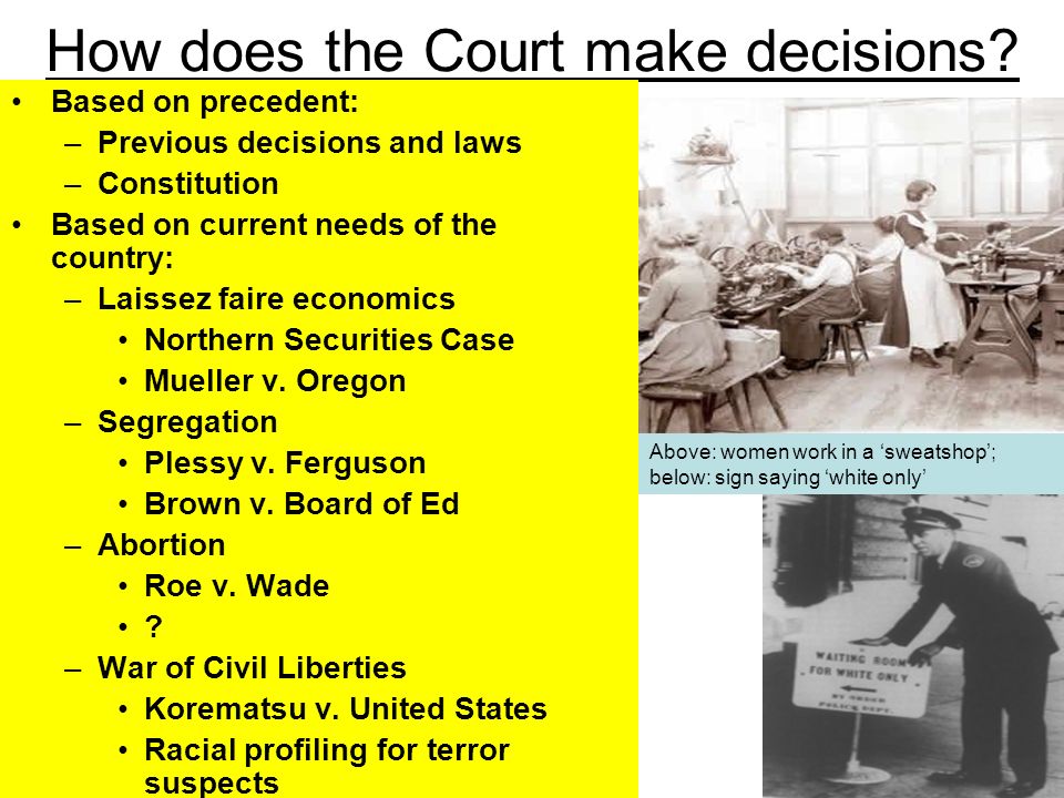 How does the Court make decisions.