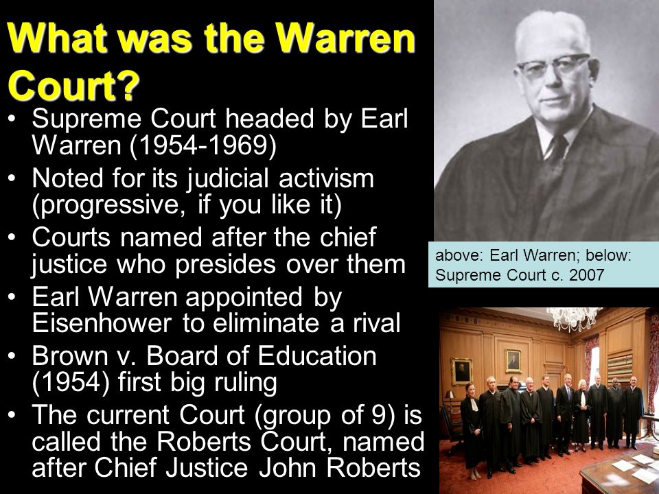 What was the Warren Court.